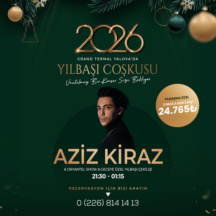 Grand Termal Yalova Resort Hotel & Spa - 2026 Yılbaşı Konseri